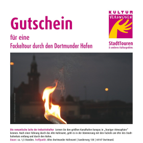 Gutschein: Fackeltour durch den Dortmunder Hafen